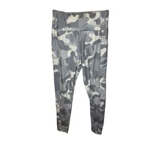 Womens Camo Print‎ Leggings with Pockets Activewear Workout Pants Size Medium